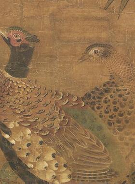 传统花鸟画微喷仿古画挂画