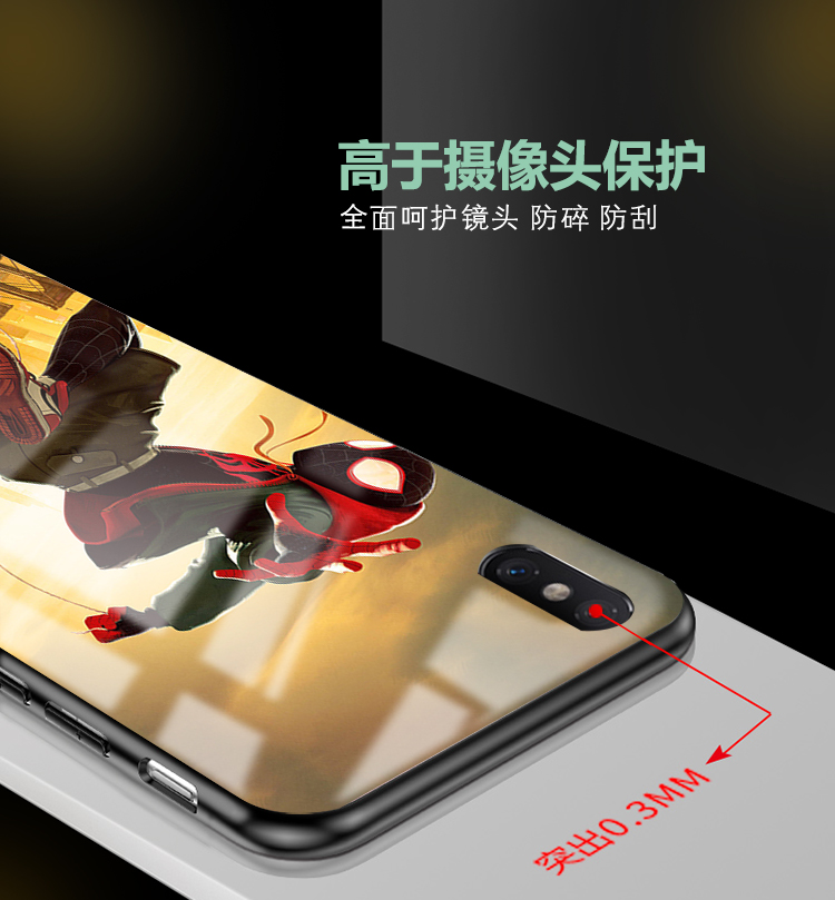 蜘蛛侠平行宇宙适用OPPOreno6 5 4se玻璃RealmeX7 3pro GT手机壳2 - 图1