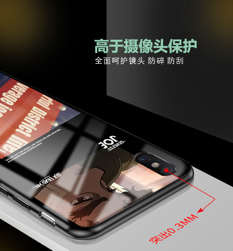 装甲重拳JOE乔适用于onePlus一加9R 8t玻璃1+7pro定制1加6T手机壳-图2