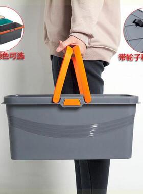 大号加厚拖把桶地拖桶长方形洗拖把桶挤水桶海绵拖把清洗桶水桶