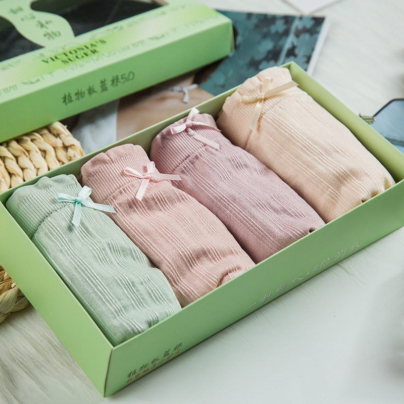 银盒金盒石墨烯抗菌抑菌舒适内裤 翠虹服饰内裤