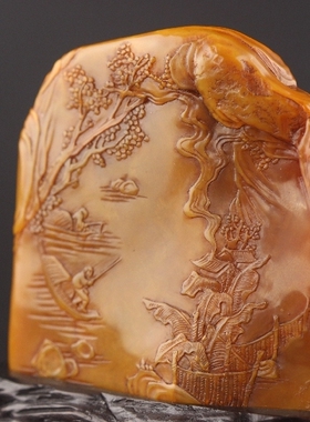 老挝古玩金石篆刻书画礼品摆件