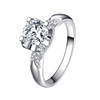 Zhou Shangfan cultivated diamond ring 1 carat 18K gold bull head ring