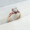 Zhou Shangfan cultivated diamond ring 1 carat 18K gold bull head ring