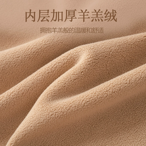 Удерживающие тепло флисовые зимние штаны, бархатное термобелье, бархатные шерстяные леггинсы, увеличенная толщина, большой размер