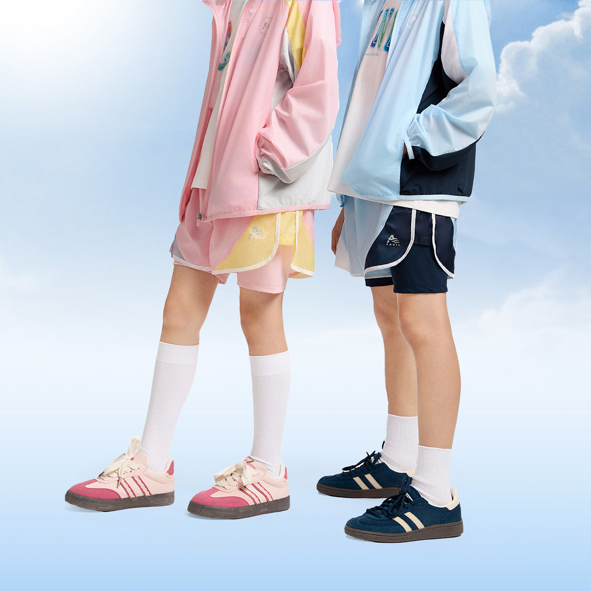 安奈儿童装男童女童短裤2025夏新款休闲户外轻薄撞色运动防晒裤子,淘宝优惠券,粉丝福利购,淘宝优惠卷