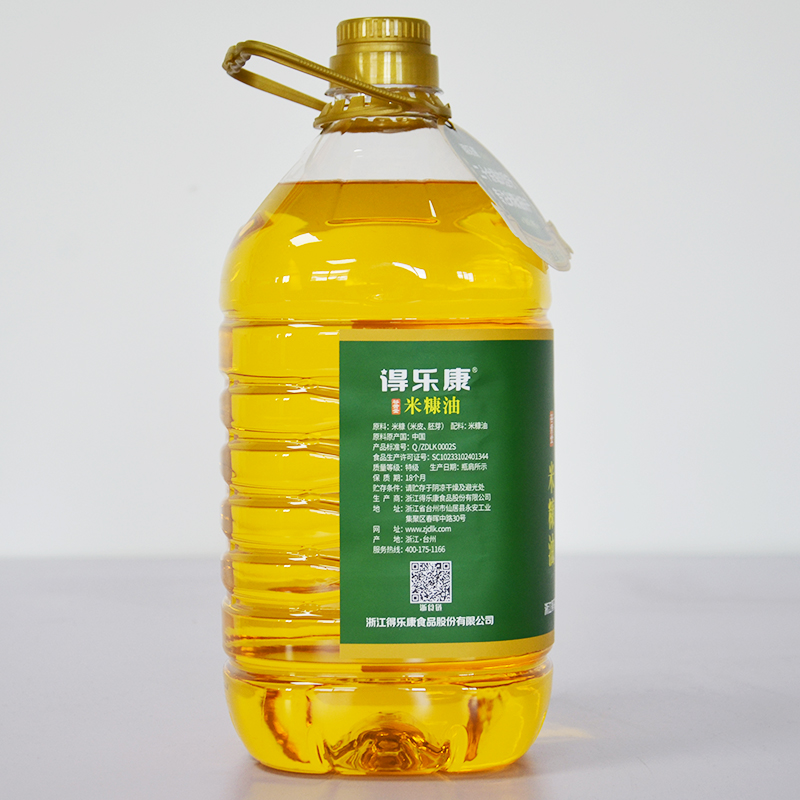 送围裙/得乐康米糠油谷黄金4L*4桶特制稻米油炒菜家用大桶植物油-图1