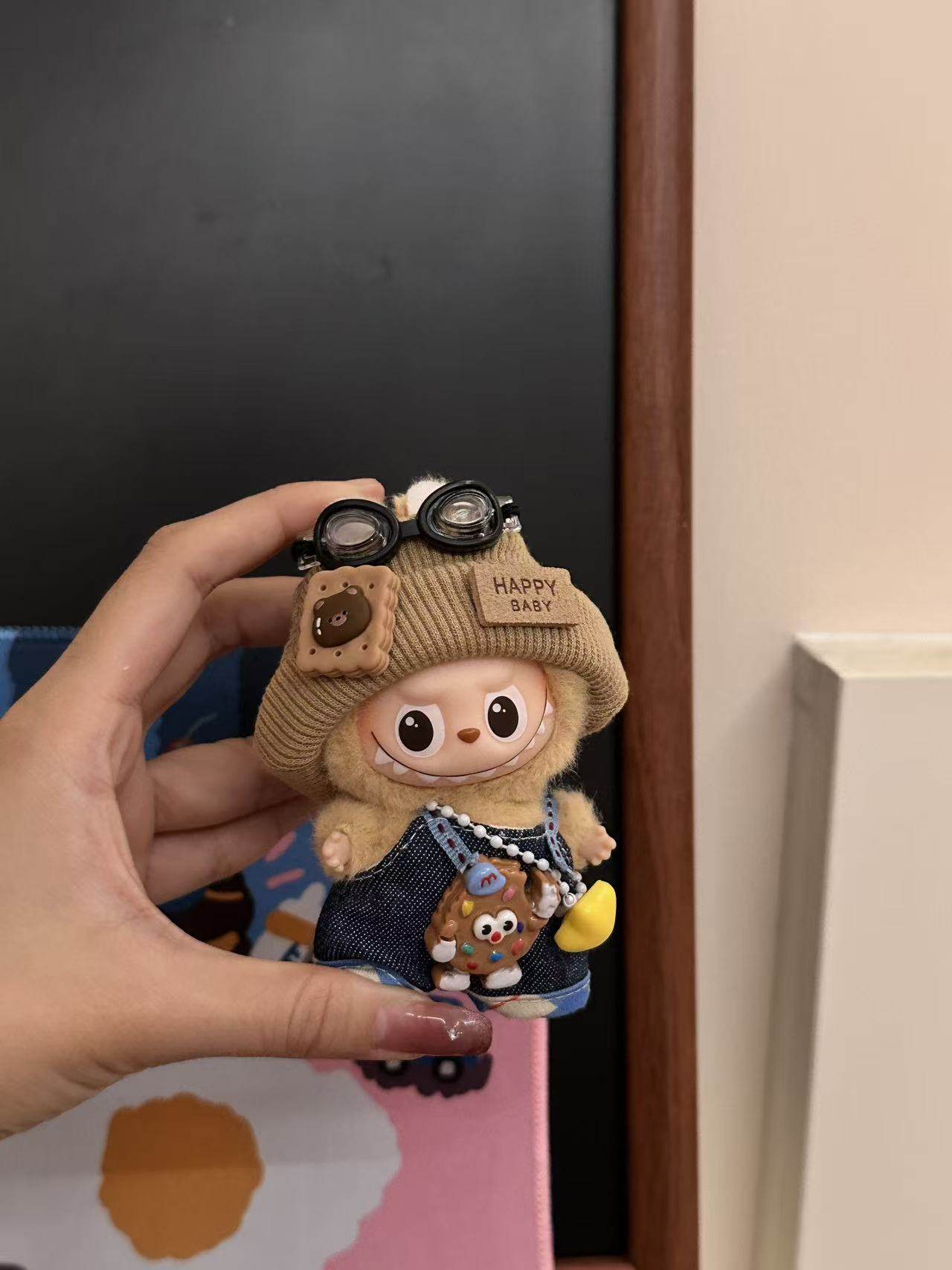 labubu4.0娃衣10cm搪胶公仔衣服套装Labubu四代坐坐派对拉布布娃,淘宝优惠券,粉丝福利购,淘宝优惠卷