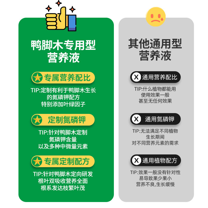 鸭脚木肥料招财树专用营养液鸭掌柴鹅掌木绿植盆栽通用型液体肥,淘宝优惠券,粉丝福利购,淘宝优惠卷