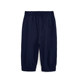 School uniform pants navy blue cropped pants summer thin