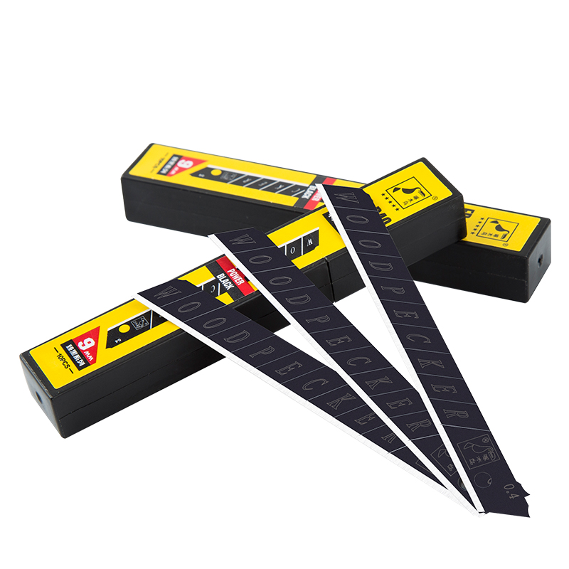 啄木鸟全黑刃美工刀片 中 小 大 号各规格墙纸壁纸锋利介刀片,淘宝优惠券,粉丝福利购,淘宝优惠卷