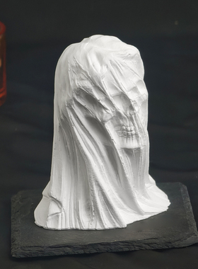 高级感骷髅香薰石膏摆件