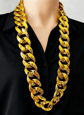 大金链子大金表网红嘻哈项链