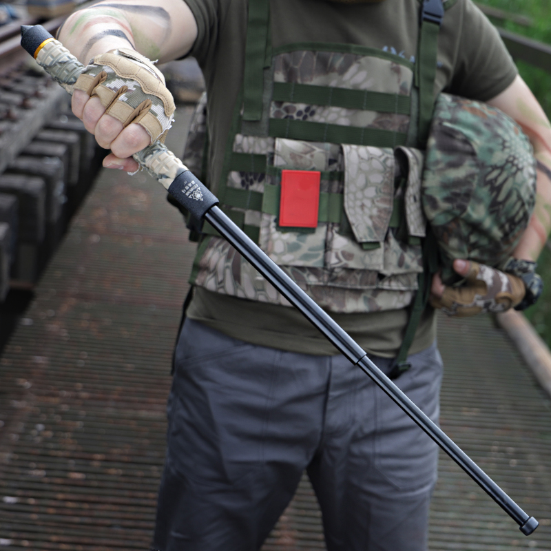 悍马实心三节伸缩甩棍防身摔棍子甩辊合法车载用品男女防狼武器棒,淘宝优惠券,粉丝福利购,淘宝优惠卷
