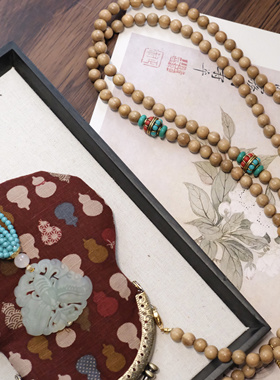 国风超美可斜挎背背链宋锦包包装饰手机链多戴项链国风装饰