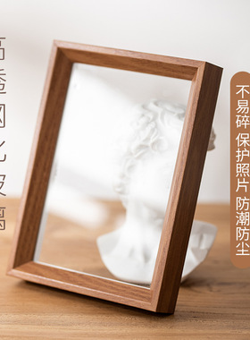 中空相框木质摆台6寸7810A4挂墙