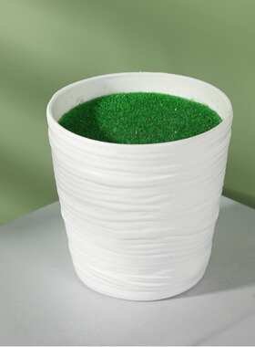 仿真绿植盆栽植绒泡沫塑料花盆