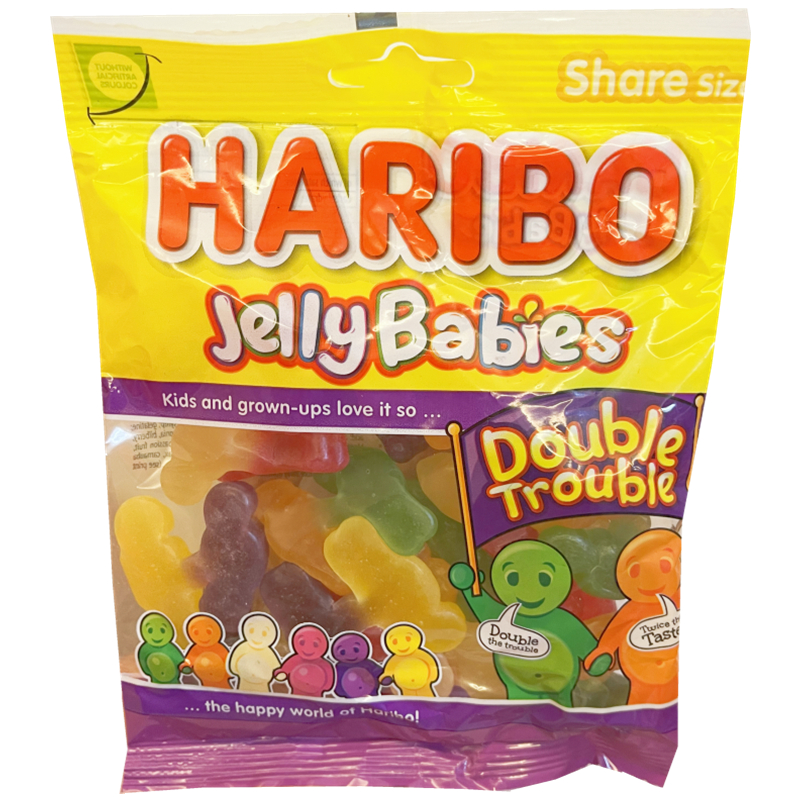 现货立发英国Jelly Babies哈瑞宝小熊手拉手双倍多果汁橡皮软糖果-图3