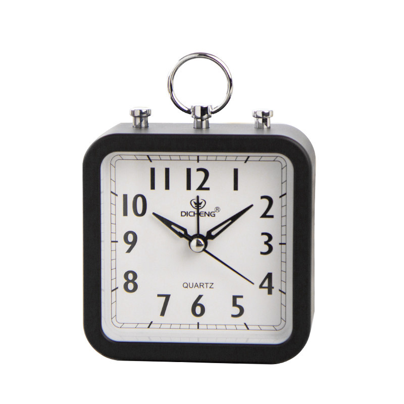 北欧风简约小闹钟糖果色可挂墙面创意静音扫秒学生用上班族用时钟,淘宝优惠券,粉丝福利购,淘宝优惠卷