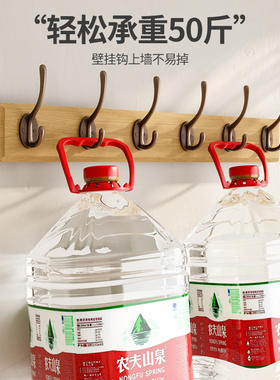挂衣架双用安装超强承重环保漆面