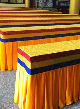 提花缎布定做桌套佛堂