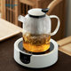 Glass teapot 1.4L teapot stainless steel filter