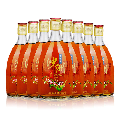 沙洲优黄清雅型八年陈酿黄酒 苏州特产老字号大米酿造酒整箱8瓶装 - 图3