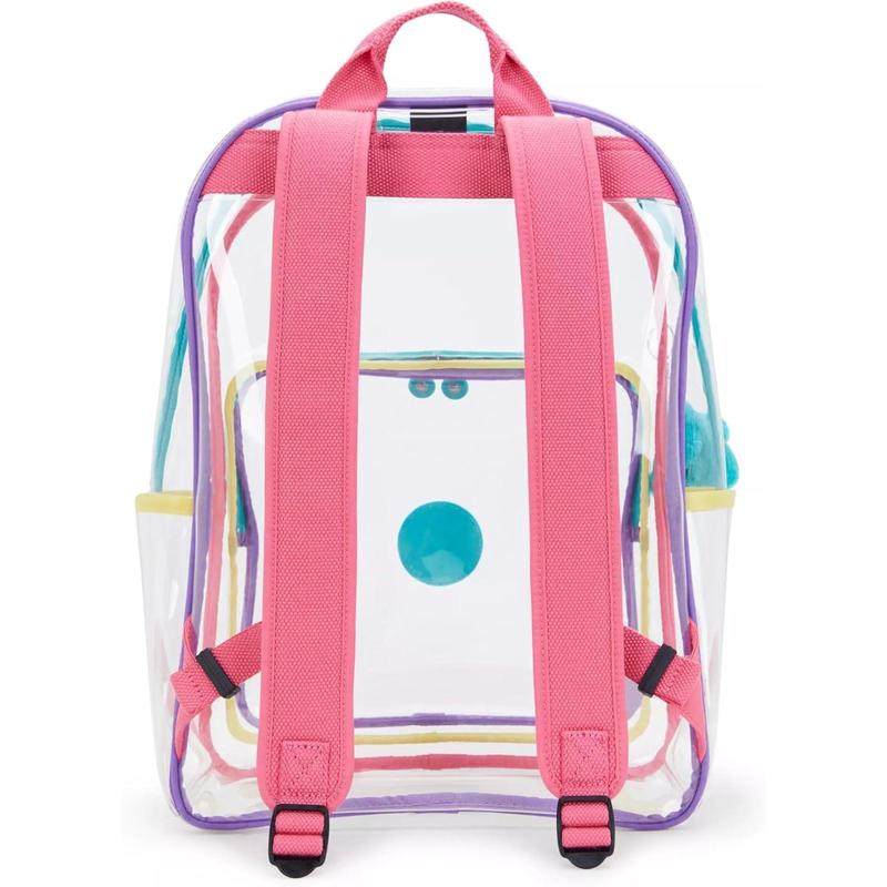 代购Kipling背包女透明双肩包检查便捷物品可视可调节肩带,淘宝优惠券,粉丝福利购,淘宝优惠卷