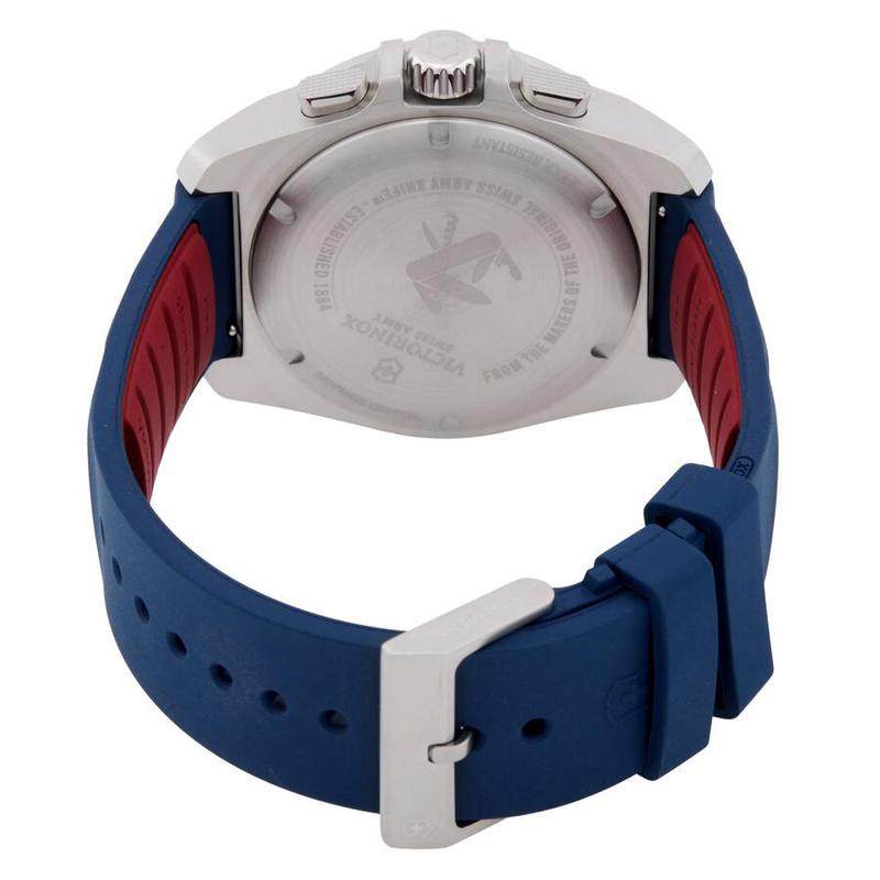 代购Victorinox男士腕表计时夜光日期测速钢壳橡胶带蓝盘防水,淘宝优惠券,粉丝福利购,淘宝优惠卷