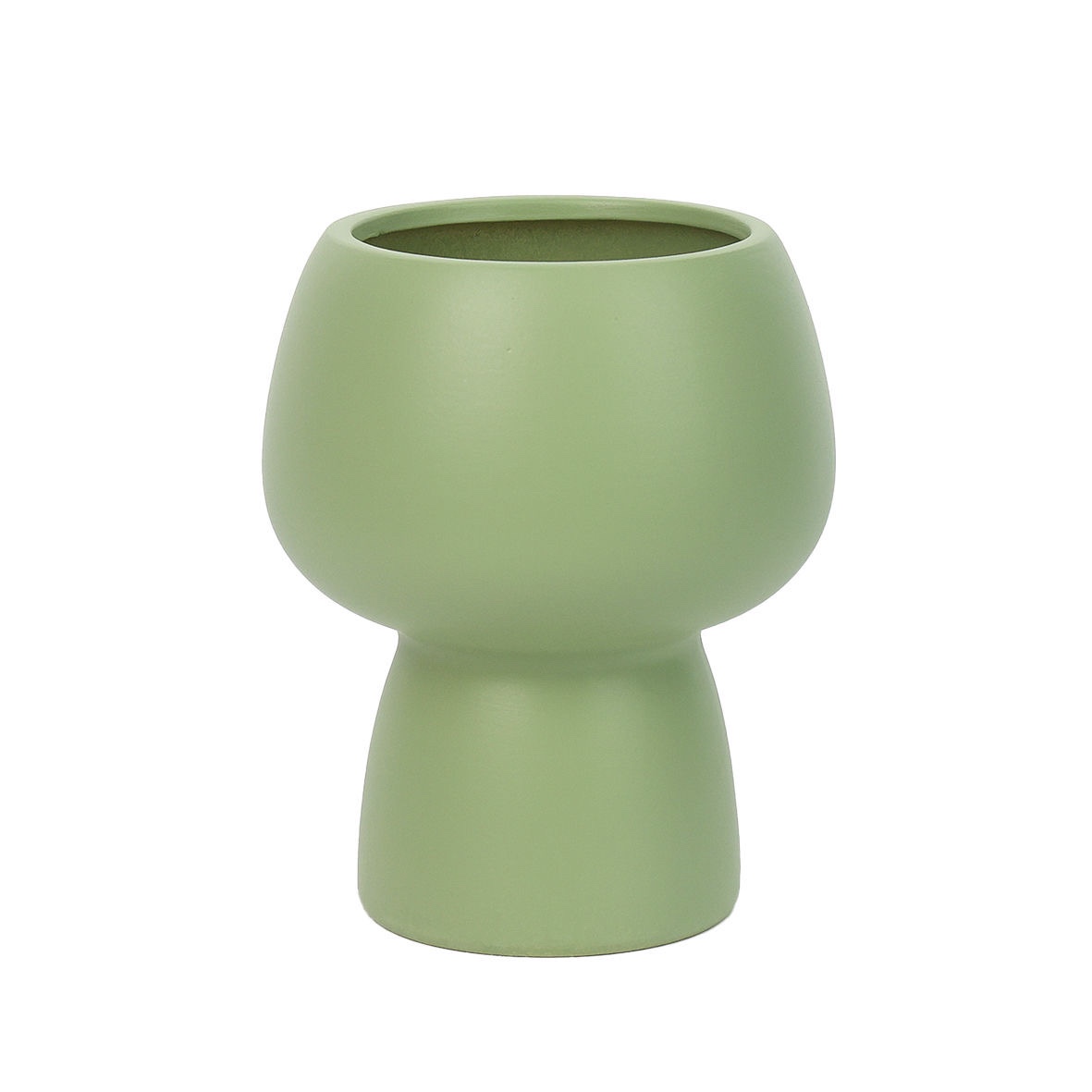 创意高档陶瓷花盆托盘高脚兰花蝴蝶兰风信子绿植花卉透气网红陶盆 - 图3