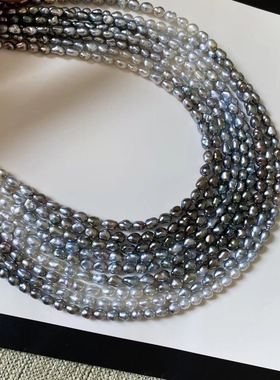 大溪地野生渐变珍珠项链