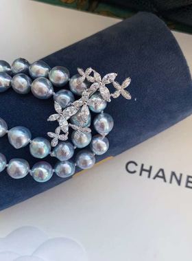 日本毛衣链无优化巴洛克珍珠