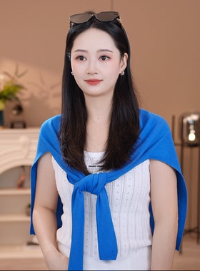 夏季针织T型薄款防晒护颈披肩