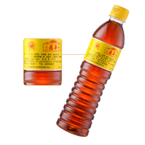 鼎丰宴会鲜味汁430mlX5瓶美味鲜酱油家用厨房炒菜寿司凉拌调味料 - 图1