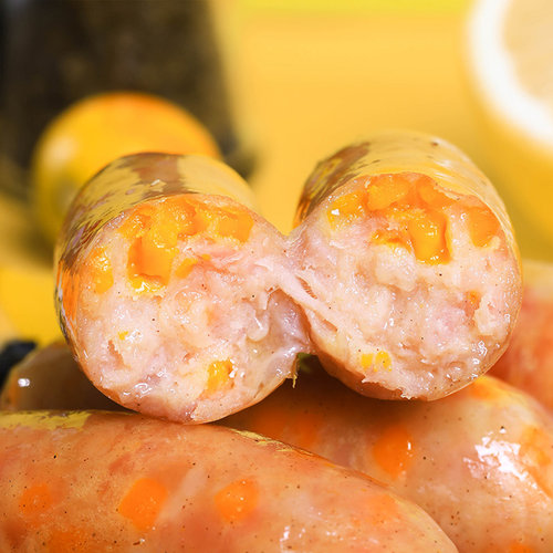 柏慧芝士爆汁烤肠火山石纯香猪肉肠儿童早餐热狗肠家庭装300g*1袋 - 图1