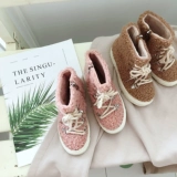 Зимние удерживающие тепло сапоги, флисовая зимняя детская спортивная обувь