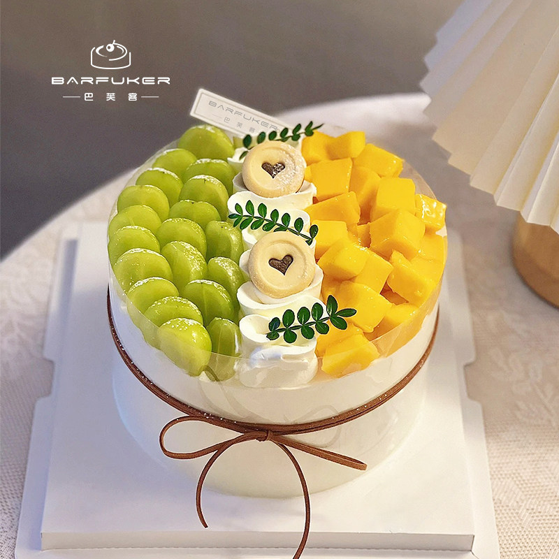 巴芙客新鲜水果奶油生日蛋糕甜品公司定制聚餐北京同城配送,淘宝优惠券,粉丝福利购,淘宝优惠卷