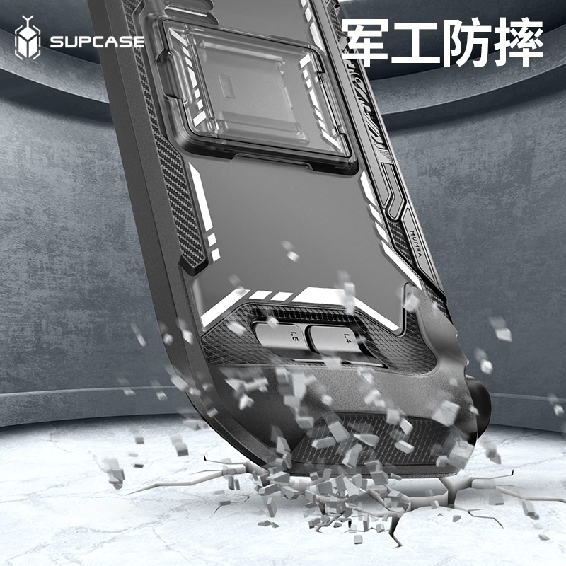 SUPCASE mumba适用Steam Deck保护套带支架oled抗震防滑汗防摔主机软散热SD游戏机掌机保护壳透明一体壳硅胶-图2