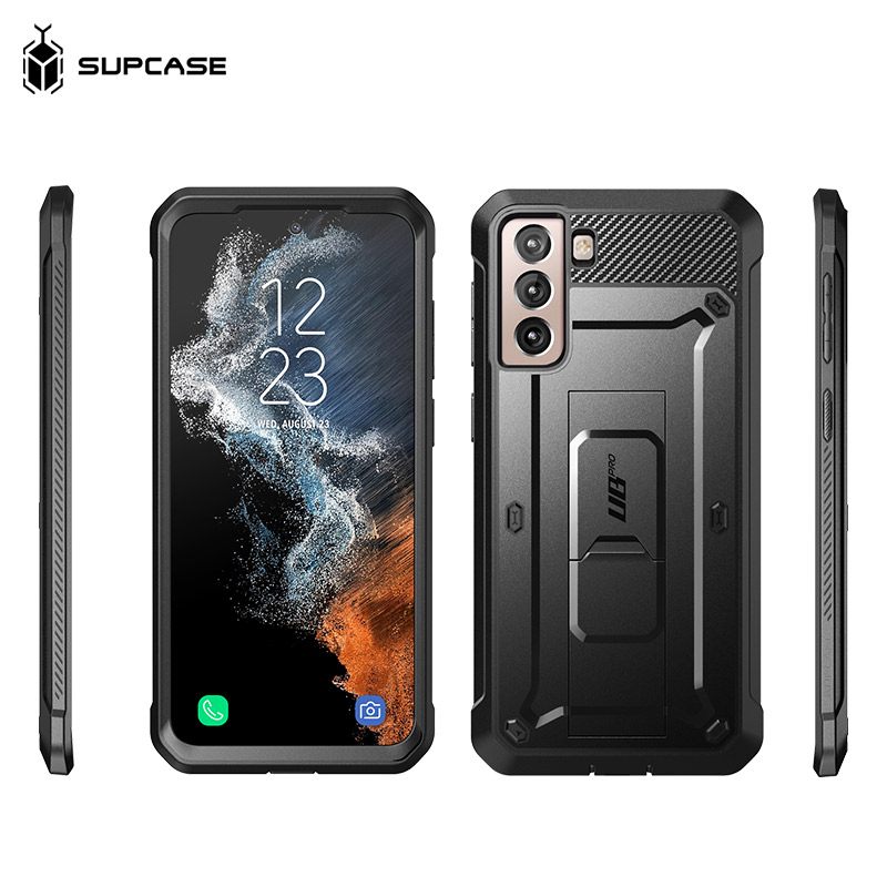 美国SUPCASE 适用三星s23Ultra手机壳带支架s22+全包plus防摔galaxy硅胶s23fe磨砂plus硬壳Samsung运动保护套 - 图3