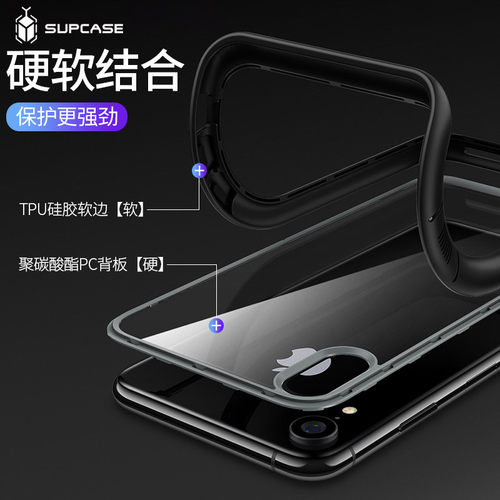 SUPCASE 适用苹果xs手机壳透明iPhone X全包气囊防摔XR全包tpu硅胶iPhoneX超薄个性软保护套高级感硬壳新 - 图1