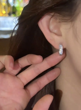 四件套耳环女极简花朵耳钉
