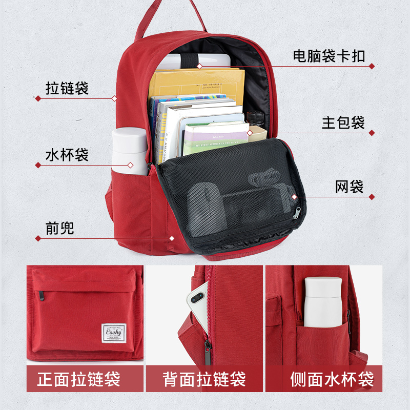 【福袋清仓】书包合集初中生女生双肩包高中生中学生小三到六年级 - 图1