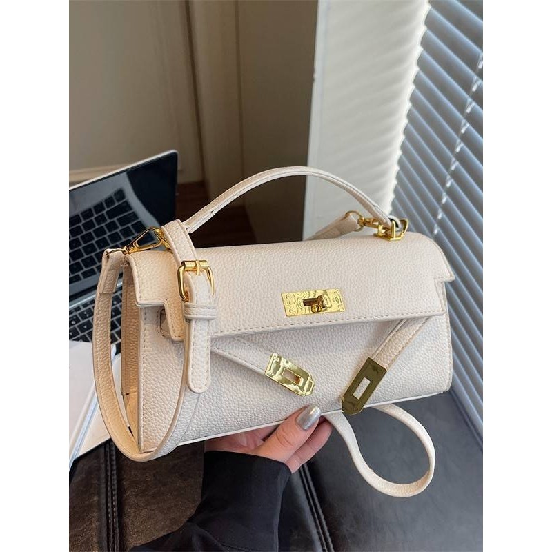 专柜品牌时尚锁扣小方包新款手提包迷你美拉德凯莉包高级感小众手,淘宝优惠券,粉丝福利购,淘宝优惠卷