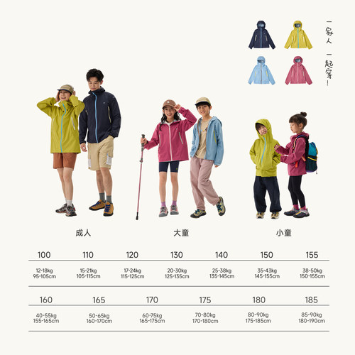 Q21小战士单层轻薄口袋冲锋衣男女童防风防雨防晒耐磨便携外套 - 图3