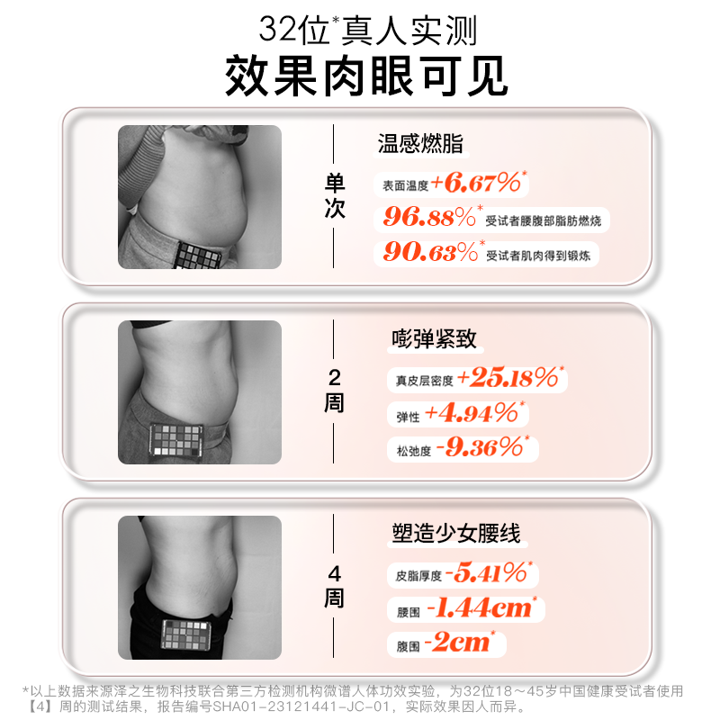 科施佳小蛮腰塑形腰带红绿光LED美体仪器光子嫩肤仪家用暖身紧致 - 图0