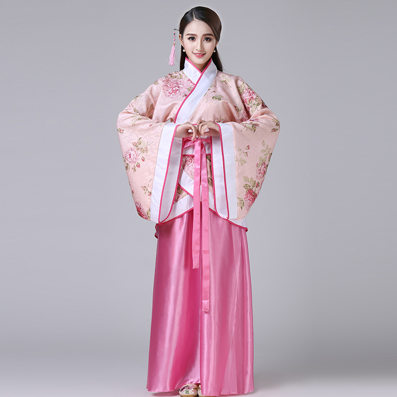 唐装古装女贵妃公主古典舞蹈服汉服 俏采民族服装/舞台装