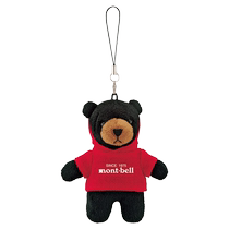 montbell Japan official new outdoor pendant hanging decoration key button backpack accessories mobile phone little bear LOGO