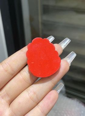 2026朱砂彩绘九尾狐吊坠男女款狐狸挂件饰品中国风新中式红砂项链