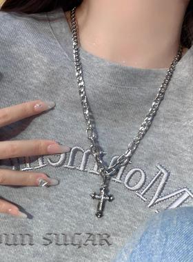 2026项链男钛钢不掉色年新款简约百搭高级感饰品女个性爆款配饰品