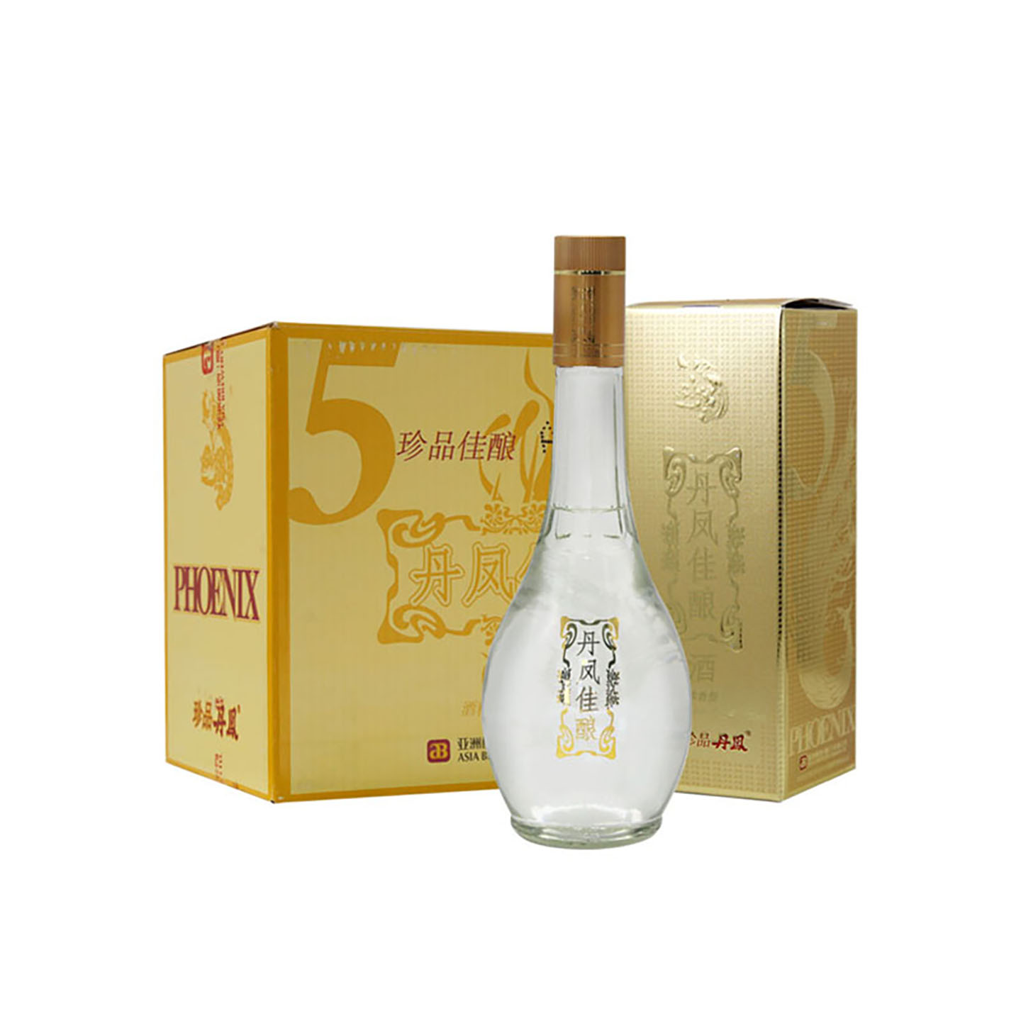 厦门金丹凤佳酿39.5度浓香型白酒500ml/瓶纯粮食高粱酒1斤礼盒装